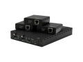 StarTech.com 3 Port HDBaseT Extender Kit with 3 Receivers - 1x3 HDMI over CAT5 Splitter - 1-to-3 HDBaseT Distribution System - Up to 4K