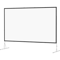 Da-Lite Fast-Fold Deluxe Projection Screen - 125" - 16:9 - Free Standing image