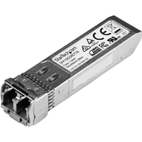 StarTech.com 10 Gigabit Fiber SFP+ Transceiver Module - Cisco SFP-10G-SR Compatible SFP+ - MM LC - 300 m - TAA Compliant - 10GBase-SR image