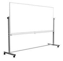 Luxor MB9640WW - 96 x 40 Double-Sided Magnetic Whiteboard image