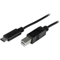 StarTech.com 2m 6 ft USB C to USB B Cable - M/M - USB 2.0 - USB Type C Printer Cable - USB 2.0 Type-C to Type-B Cable image