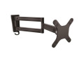 StarTech.com Wall Mount Monitor Arm - Dual Swivel - For VESA Mount Monitors / Flat-Screen TVs up to 27in (33lb/15kg) - Monitor Wall Mount