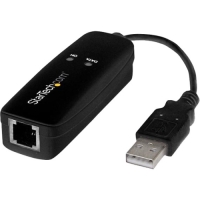 StarTech.com 56K USB Dial-up and Fax Modem - V.92 - External - Hardware Based image