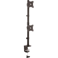 StarTech.com Vertical Dual Monitor Mount - Heavy Duty Steel - For VESA Mount Monitors up to 27in (22lb/10kg) - Adjustable Double Monitor Mount image