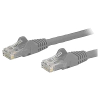 StarTech.com 1ft Gray Cat6 Patch Cable with Snagless RJ45 Connectors - Short Ethernet Cable - 1 ft Cat 6 UTP Cable image