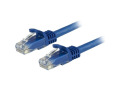 StarTech.com 1ft Blue Cat6 Patch Cable with Snagless RJ45 Connectors - Short Ethernet Cable - 1 ft Cat 6 UTP Cable