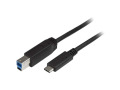 StarTech.com 2m 6 ft USB C to USB B Printer Cable - M/M - USB 3.0 - USB B Cable - USB C to USB B Cable - USB Type C to Type B Cable