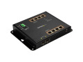 StarTech.com 8-Port Gigabit Ethernet Switch - 8-Port PoE+ plus 2 SFP Ports - Industrial Managed Network Switch - Wall Mount