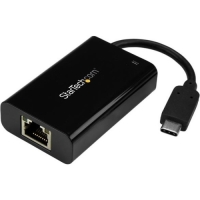 StarTech.com USB-C to Ethernet Adapter with PD Charging - USB-C Gigabit Ethernet Network Adapter - Power Delivery 2.0 image
