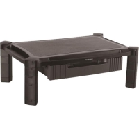 Monitor Riser - Drawer - Large (19.7"/500mm) - Height Adjustable - Computer Monitor Riser Stand - Supports up to 32" Monitor image
