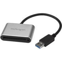 StarTech.com CFast Card Reader - USB 3.0 - USB Powered - UASP - CF Memory Card Reader - Portable CFast 2.0 Reader / Writer image