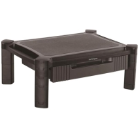 Monitor Riser - Drawer - Height Adjustable - Computer Monitor Riser Stand - Supports up to 32" Monitor (22 lb/10kg) image