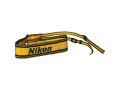 Nikon Nylon Wide Neck Strap (Yellow) 