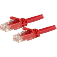 StarTech.com 125ft Red Cat6 Patch Cable with Snagless RJ45 Connectors - Long Ethernet Cable - 125 ft Cat 6 UTP Cable image