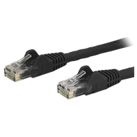 StarTech.com 20ft Black Cat6 Patch Cable with Snagless RJ45 Connectors - Long Ethernet Cable - 20 ft Cat 6 UTP Cable image