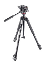 Manfrotto 190X Aluminium 3-Section Tripod with XPRO Fluid Head image