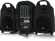 Behringer EUROPORT PPA500BT Ultra-Compact 500-Watt 6-Channel Portable PA System image