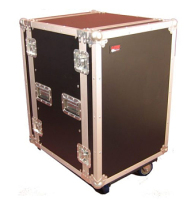 Gator G-Tour 16U Cast Road Cases with Rack and Casters image