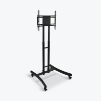 Luxor FP1000 Adjustable-Height Rolling TV Stand image
