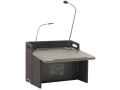 Anchor ACL2-U4 Acclaim Tabletop Lectern with 2 Built in Dual Wireless Microphone Receiver