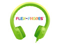 HamiltonBuhl Flex-Phones Single Construction Foam Headphones - Green