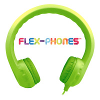 HamiltonBuhl Flex-Phones Single Construction Foam Headphones - Green image