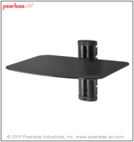 Peerless-AV ESHV20 Mounting Shelf for A/V Equipment - Black image