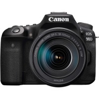 Canon EOS 90D 33 Megapixel Digital SLR Camera with Lens - 18 mm - 135 mm - Black image