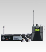 Stereo Personal Monitor System with P3RA Professional Wireless Bodypack Receiver, 566 to 590MHz Frequency Range image