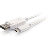 C2G 9ft USB C to DisplayPort 4K Cable White image