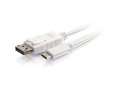 C2G 6ft USB C to DisplayPort 4K Cable White