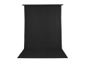 Promaster 2722 Wrinkle Resistant Backdrop 5'x9' - Black