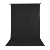 Promaster 2722 Wrinkle Resistant Backdrop 5'x9' - Black image
