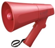 Compact Handheld Megaphone with Siren, Red image