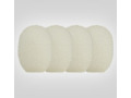 White Foam Windscreens for MC50B, MC51B, WL50, WL51, WBH53, and Beta 53 Microphones