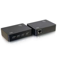 4-Port USB 2.0 Over Cat5/Cat6 Extender - up to 150ft image