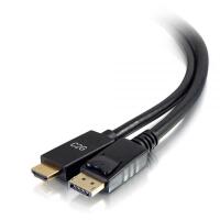 10ft DisplayPort™ Male to HDMI® Male Passive Adapter Cable - 4K 30Hz image