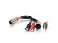 6in RapidRun® Dual 3.5mm Audio Breakout Adapter Cable - Display
