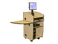 Mobilite Lectern with Wingtop Folding Shelf