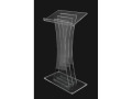 Contemporary Clear Acrylic Lectern