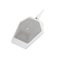 Cardioid condenser boundary microphone with integral power module, phantom power only, white image