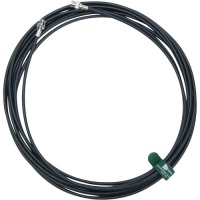 Low loss RF Venue RG8X coaxial cable, 50 ohm double shielded braid over foil design, BNC male connectors, 25 feet image