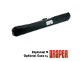 Diplomat/R with Black Carpeted Case, 84" x 84", AV, Matt White XT1000E