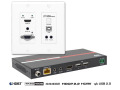 Auto-switching HDMI, VGA and USB Extension System