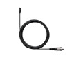 TwinPlex Subminiature Omnidirectional Lavalier Microphone, Low Sensitivity, 1.6 mm Cable with MTQG Connector, Black with Accessories