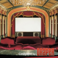 Draper Cineperm 250078 Fixed Frame Projection Screen image