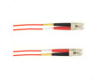 1m (3.2ft) LCLC RD OM3 MM Fiber Patch Cable INDR Zip OFNR