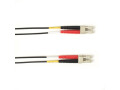 OS2 9/125 Singlemode Fiber Optic Patch Cable LSZH LC-LC BK 3M