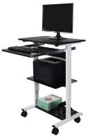 Three-shelf Adjustable Stand Up Workstation image
