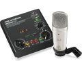 Complete Recording Bundle with Studio Condenser Mic, Tube Preamplifier with 16 Preamp Voicings and USB/Audio Interface